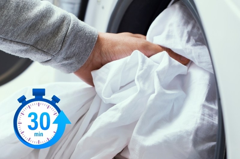 How to Dry Bed Sheets in the Dryer without them Tangling