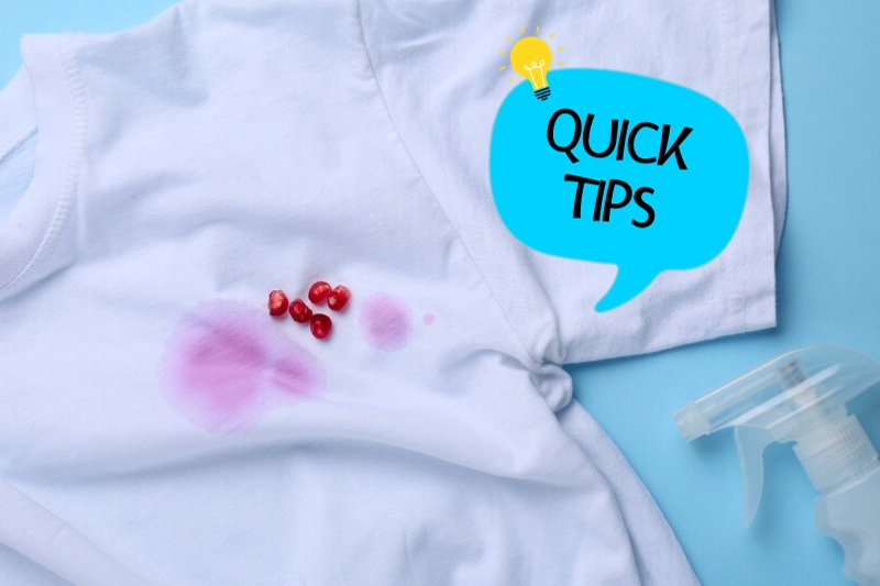 How to Get Pomegranate Juice Out of Clothes