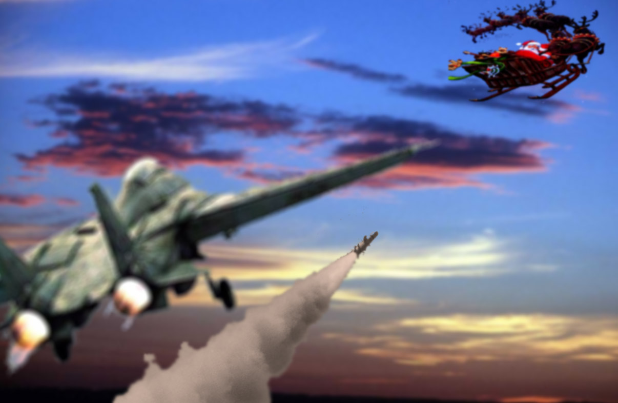 NORAD Santa Tracker Into the Void