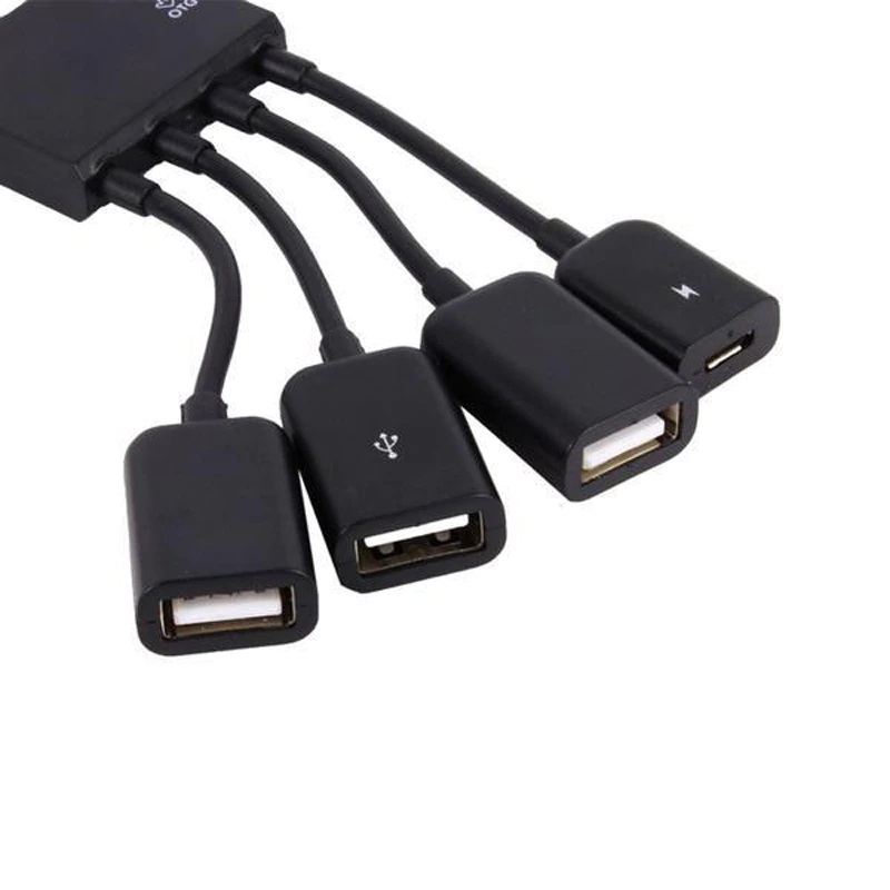 Cable Adaptador Otg Multifuncional 4 En 1 Tipo Micro Usb V8 InTouch Perú