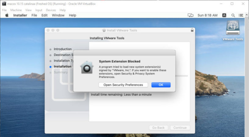 Install macOS Catalina with ISO