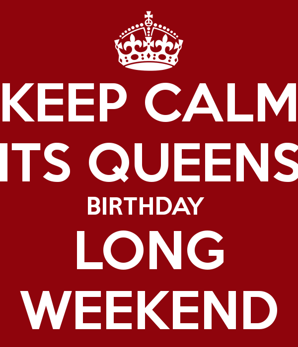 We are open Queens Birthday intraining Running Centre