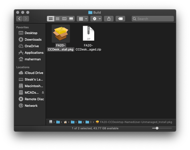 Updating CC Apps on Older MCAD Builds MCAD