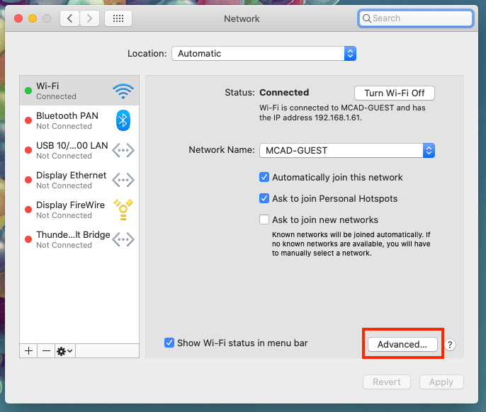 The MCADGUEST Network MCAD