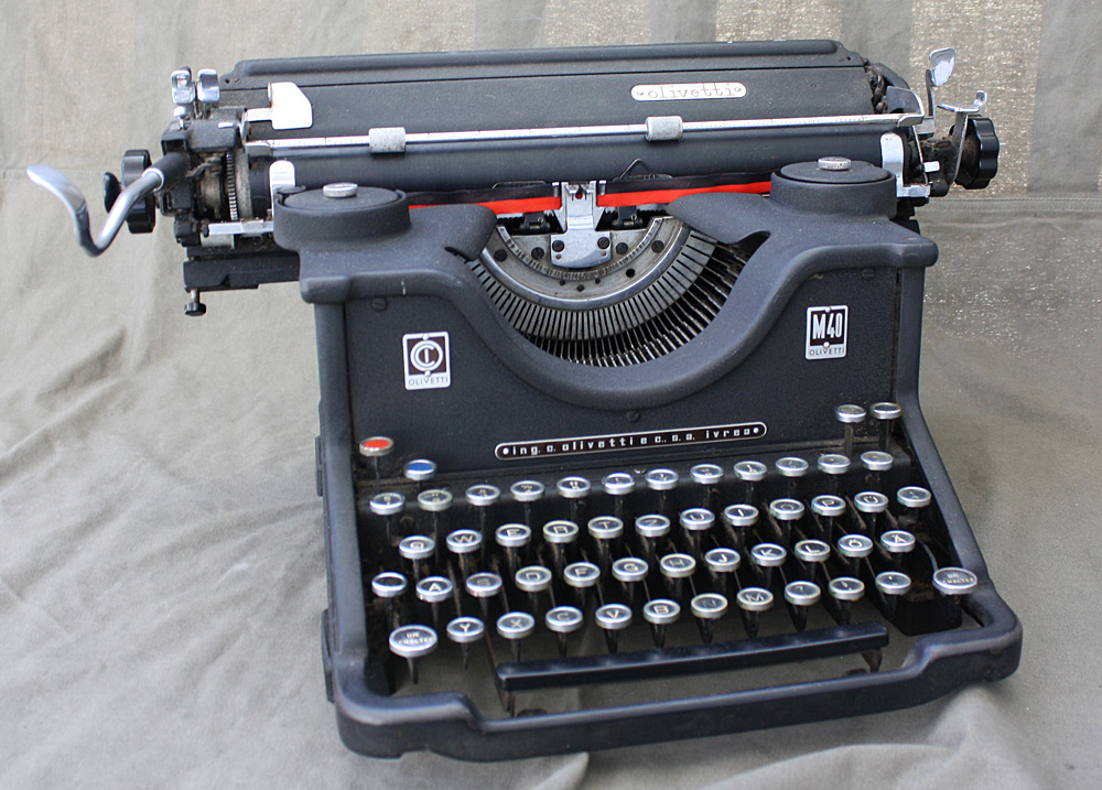 Original WWII German Typewriters In Trenches