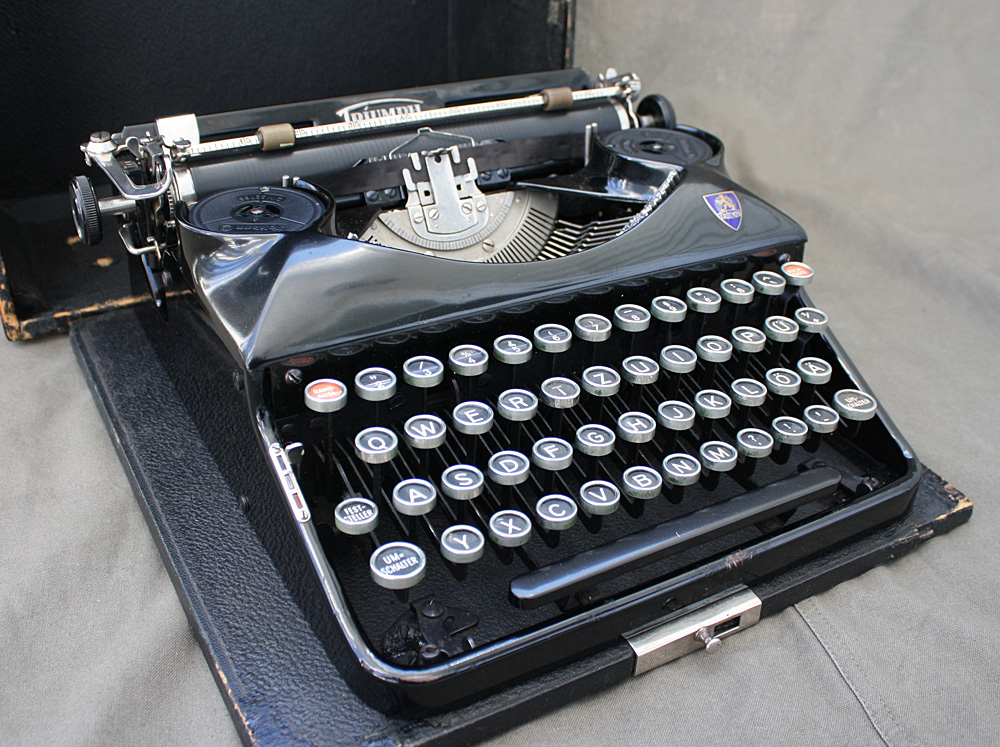 Original WWII German Typewriters In Trenches