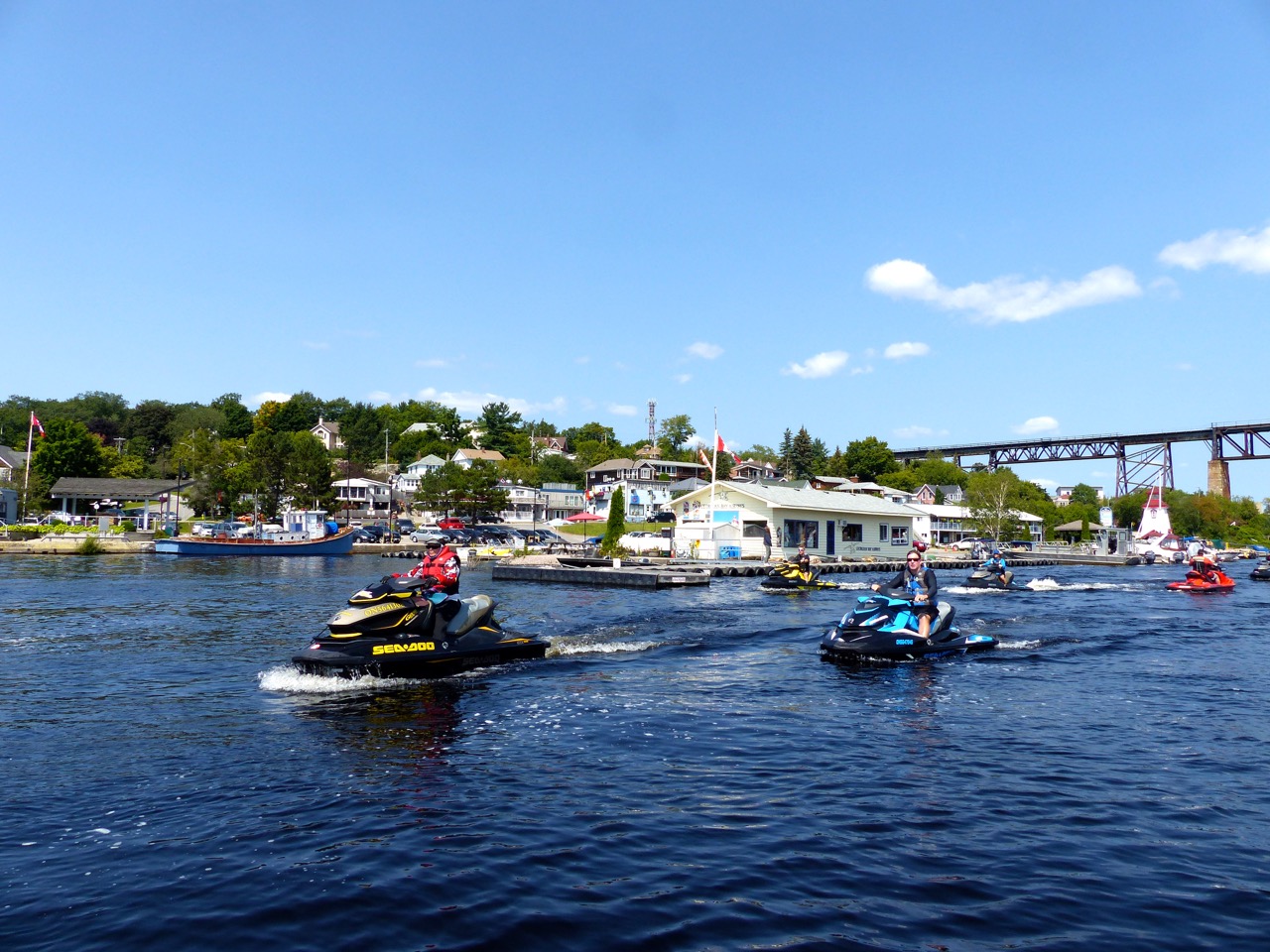 Parry Sound Sea Doo Tour on Bay Ontario Intrepid Cottager
