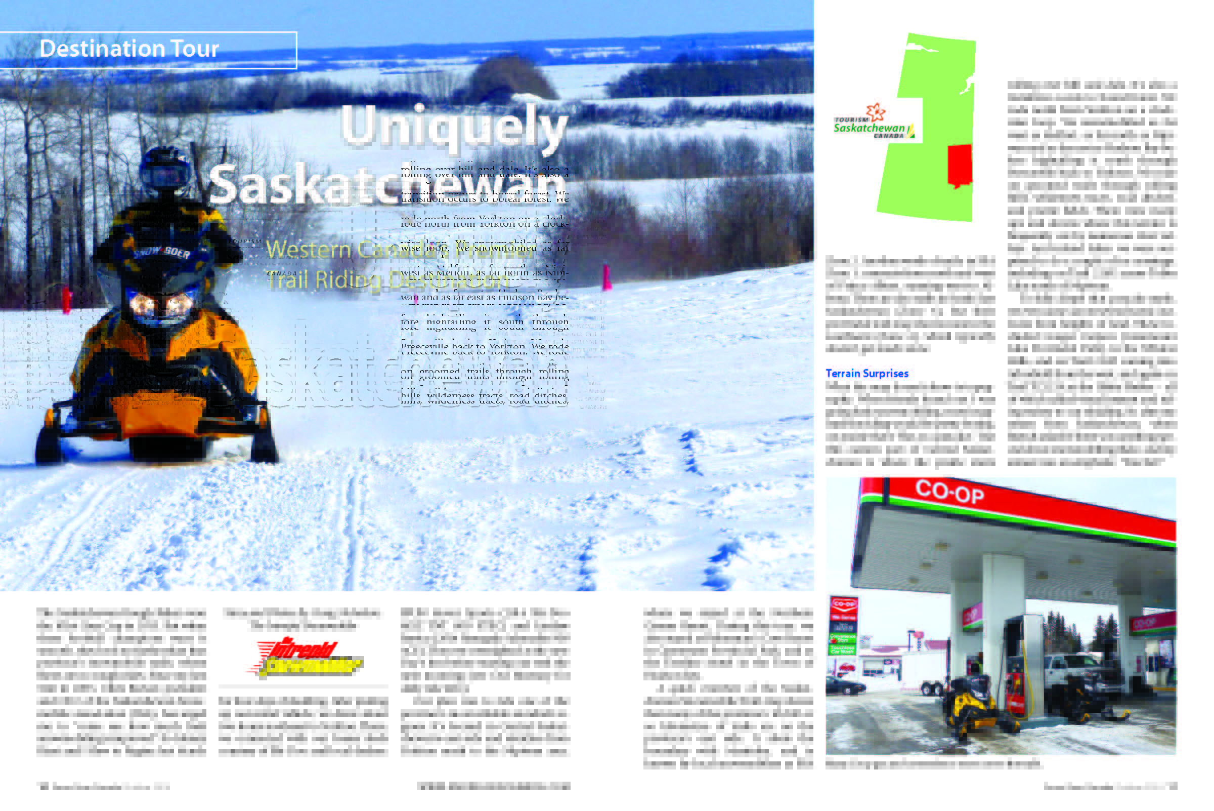 Snowmobile Eastern Saskatchewan Tour / Intrepid Snowmobiler
