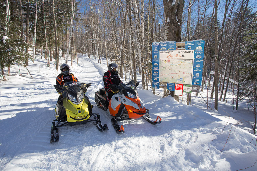 Mattawa Ontario Snowmobile Tour / Intrepid Snowmobiler