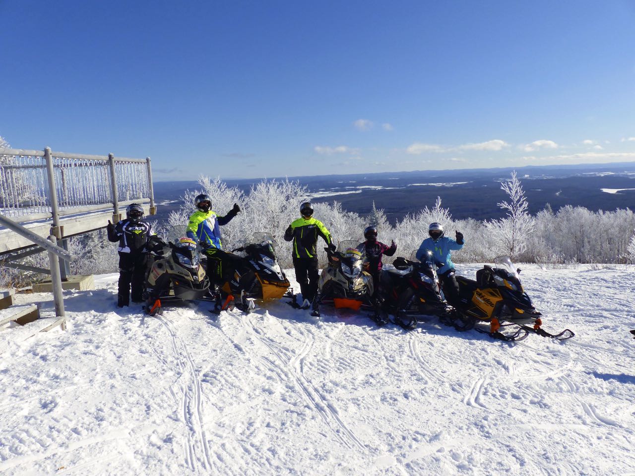 Mont Laurier Quebec Snowmobile Tour Intrepid Snowmobiler