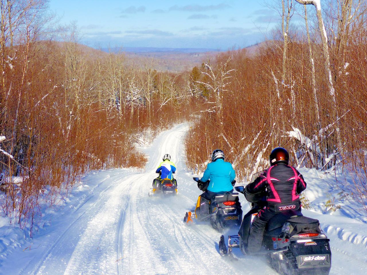 Mont Laurier Quebec Snowmobile Tour Intrepid Snowmobiler