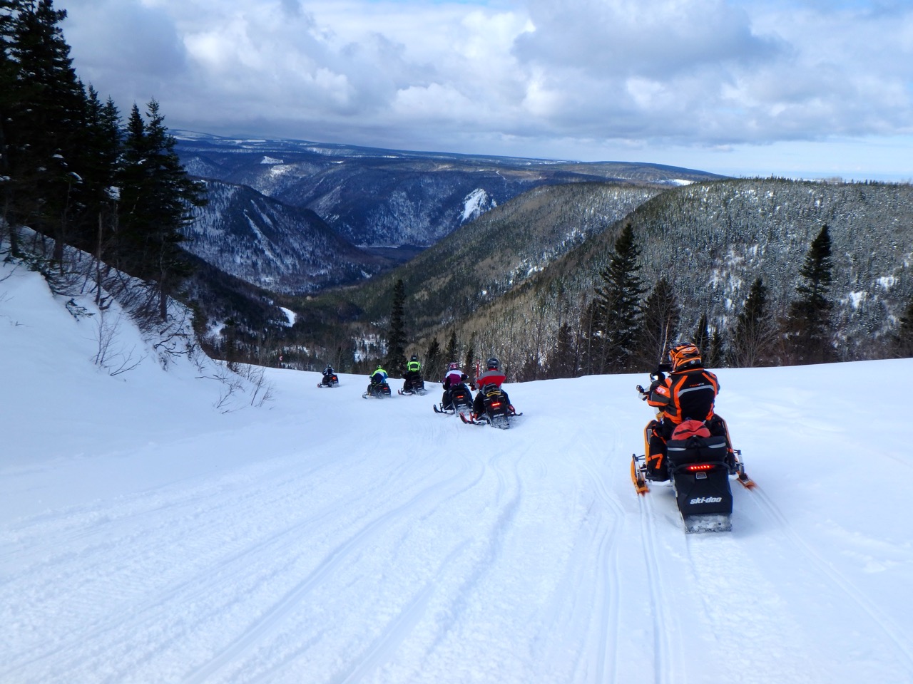 Quebec Snowmobile Tour Destination Favourites Snapshot Intrepid