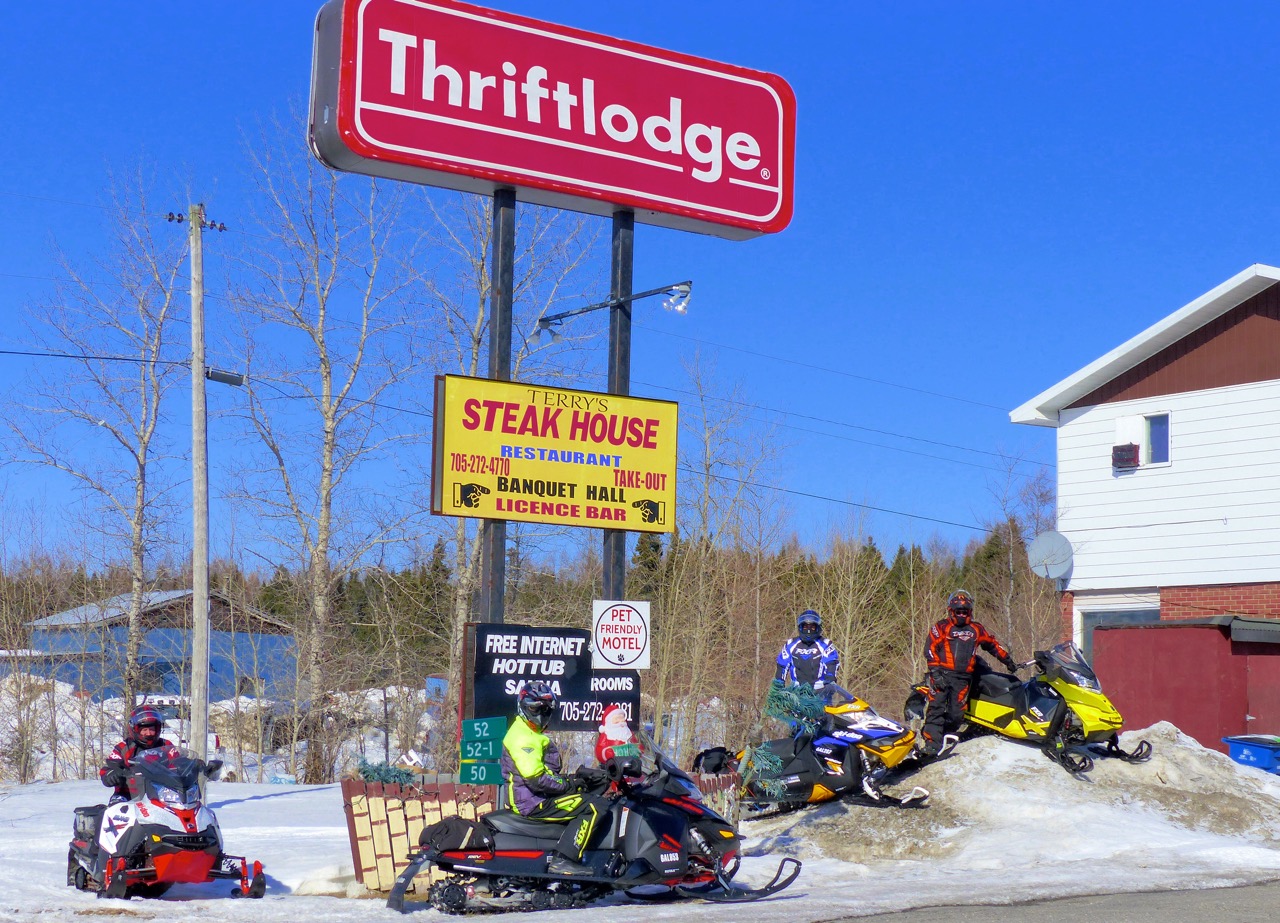 Cochrane Ontario Snowmobiling Snapshot Intrepid Snowmobiler