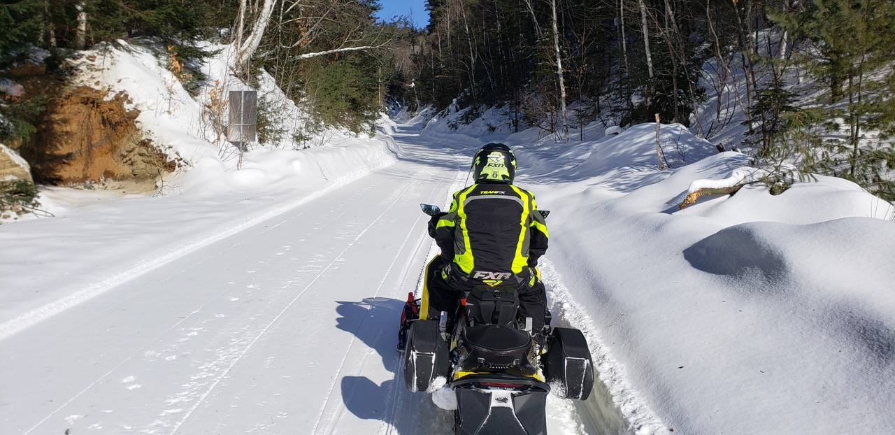 Outaouais Quebec Snowmobiling Snapshot Intrepid Snowmobiler