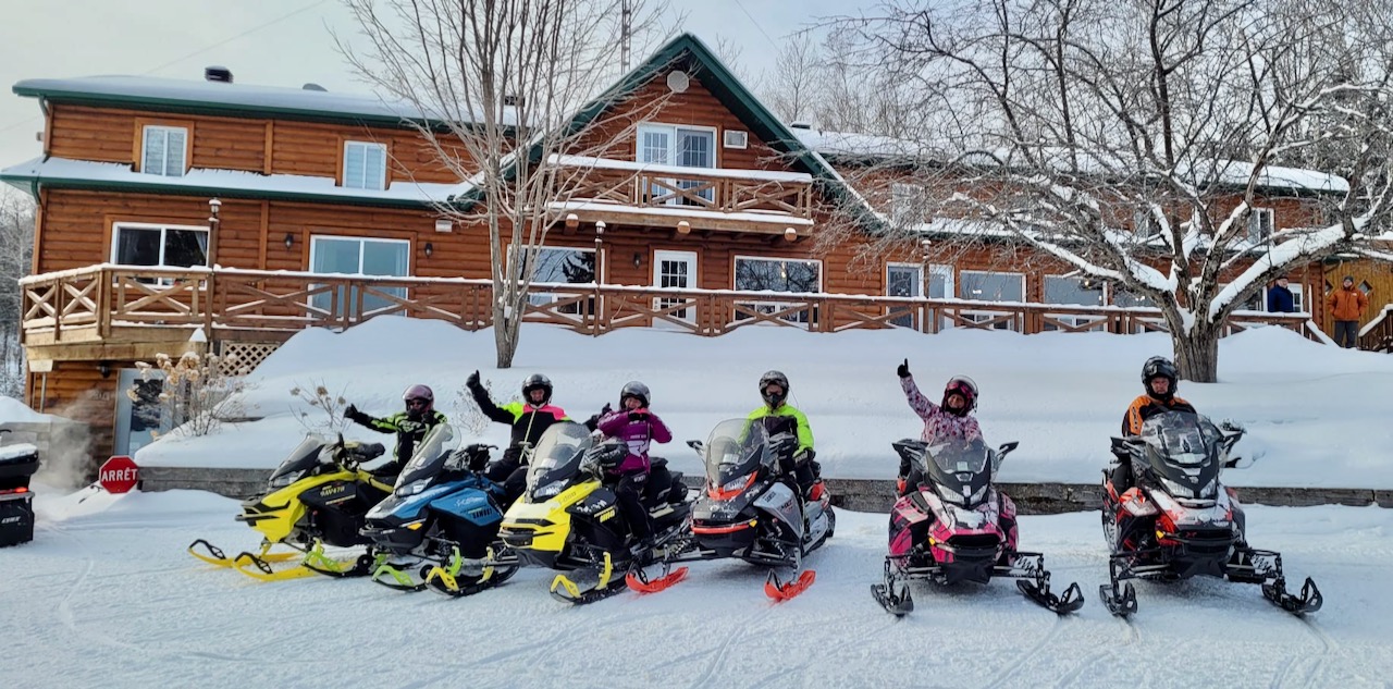 Upper Laurentians Quebec Snowmobile Snapshot Intrepid Snowmobiler