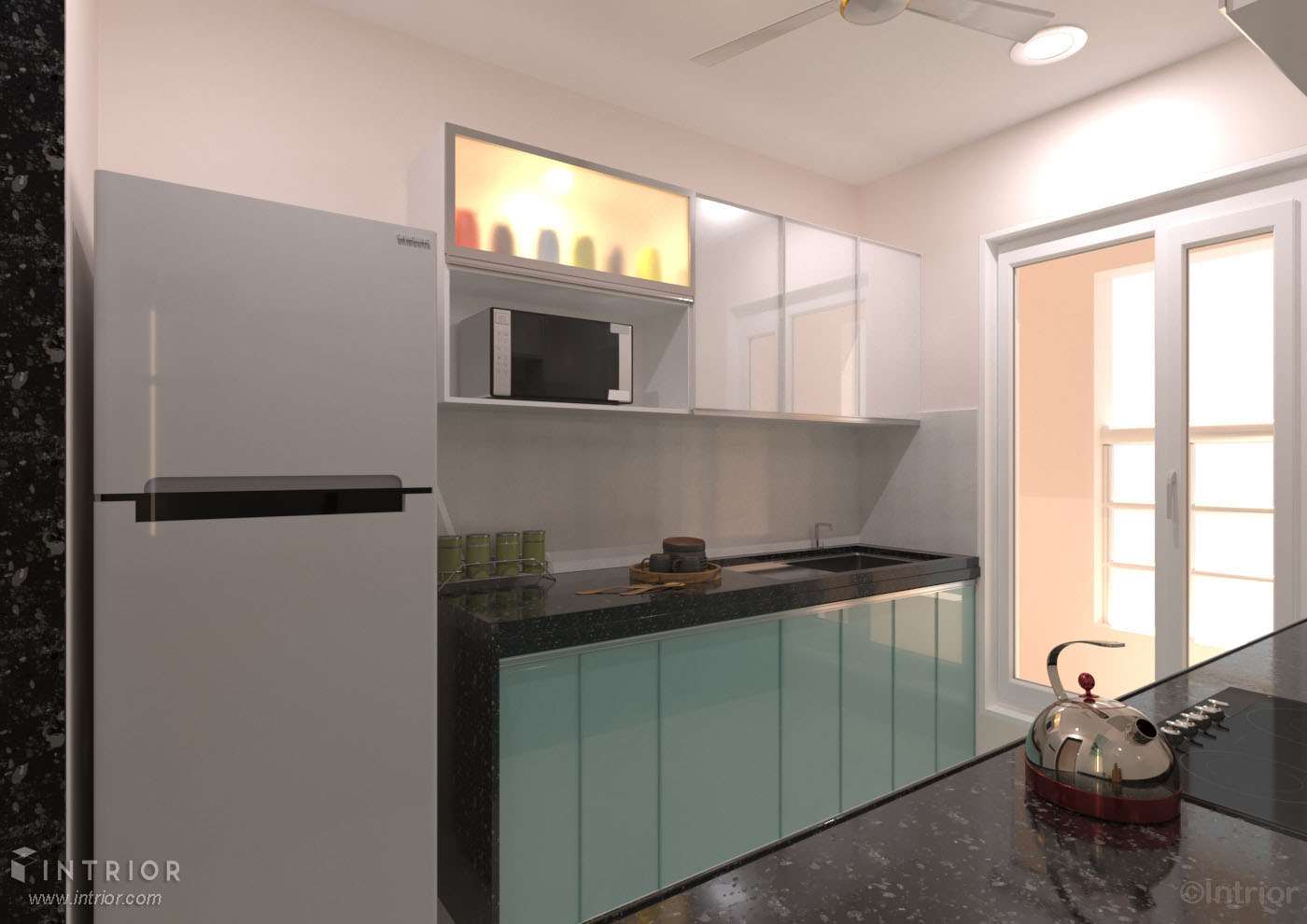 Intrior Premium 2BHK Home Interiors at Rustomjee Urbania, Majhiwada