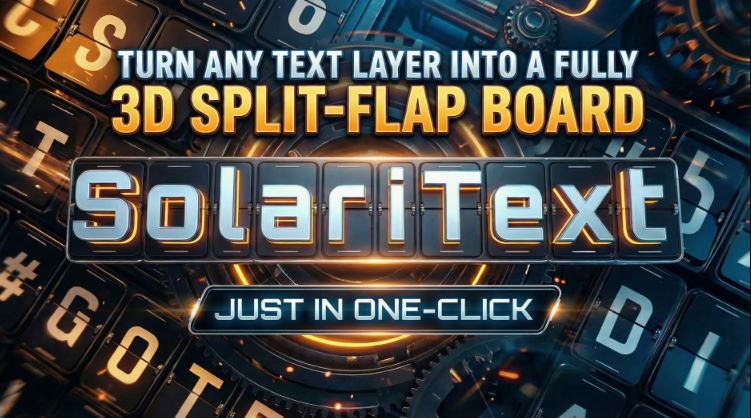 Aescripts SolariText v3.0 Free Download