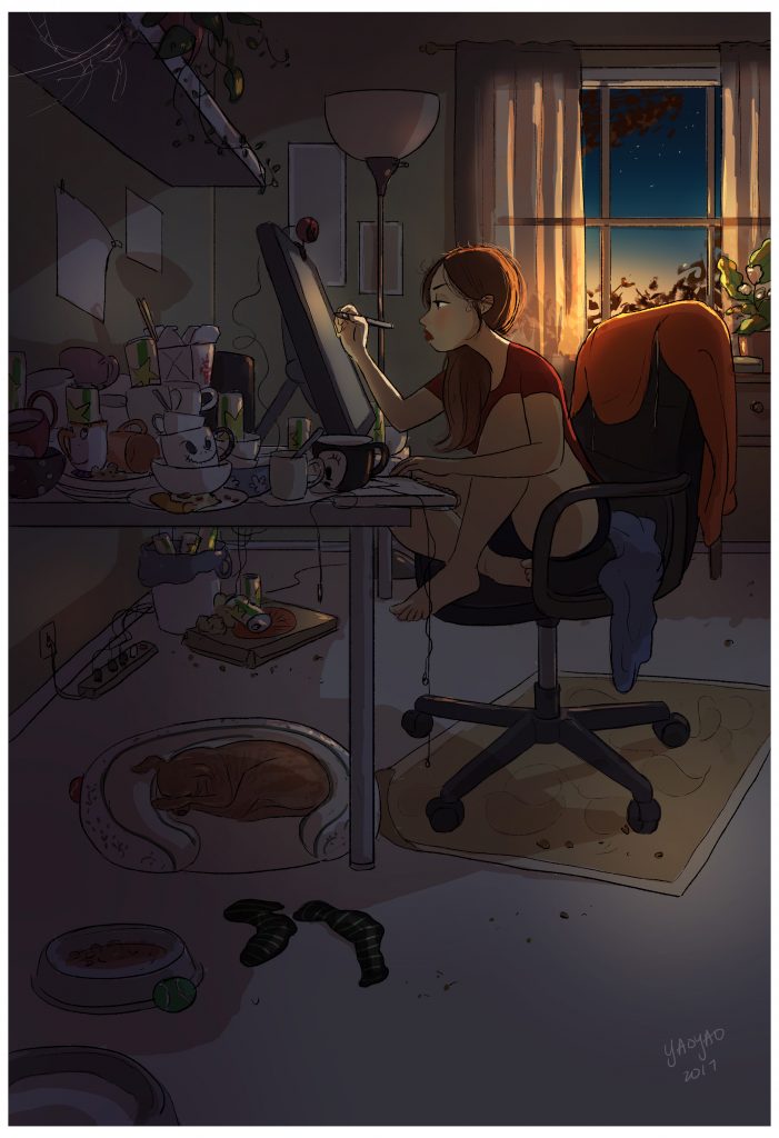 25 Illustrations That Capture the Joy of Living Alone as an Introvert
