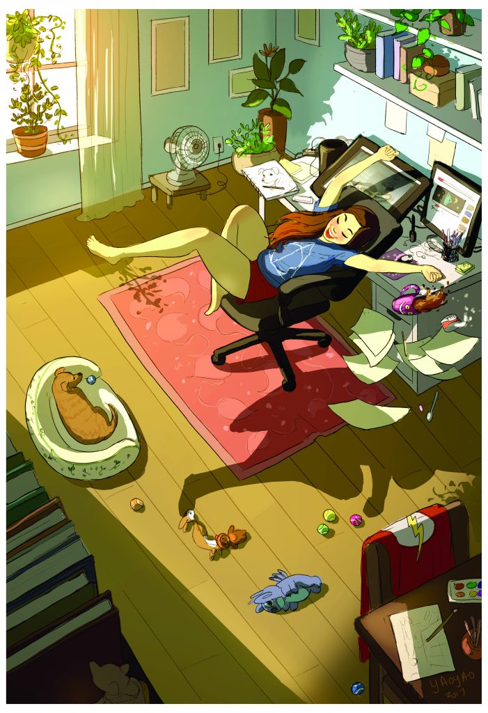 25 Illustrations That Capture the Joy of Living Alone as an Introvert