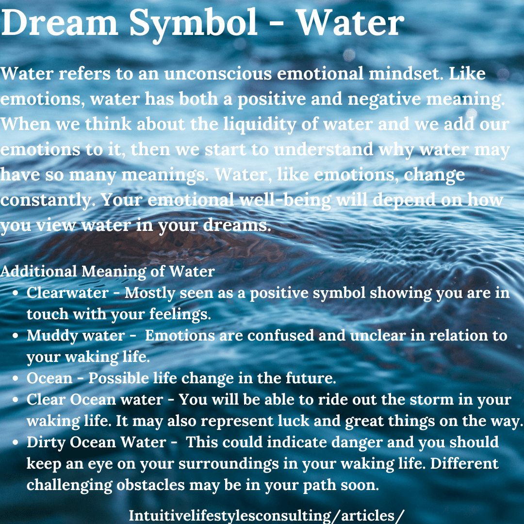 Water Dream Meaning Intuitive Articles