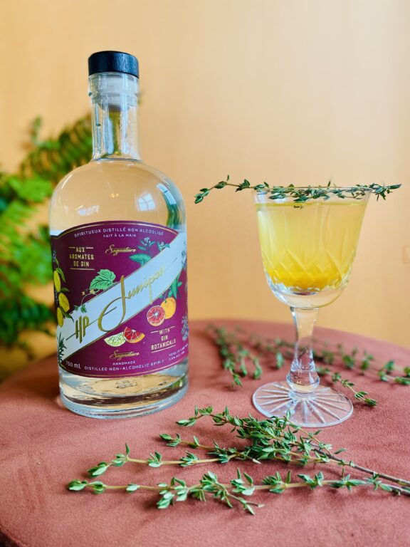 Dry Gin HP Juniper Spiritueux vedette d'Invasion cocktail
