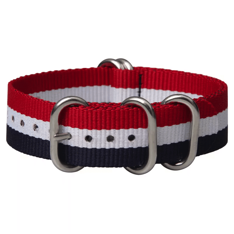 Invella 18mm Nylon NATO Watch Straps (Tri Color) Invella
