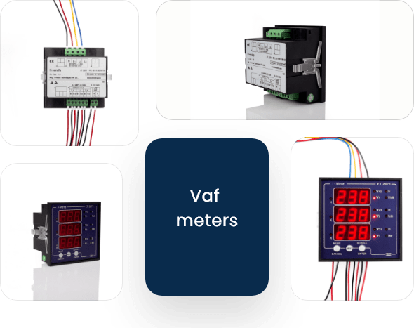 VAF Meter (3 Phase) - Digital Energy Meter - Invendis