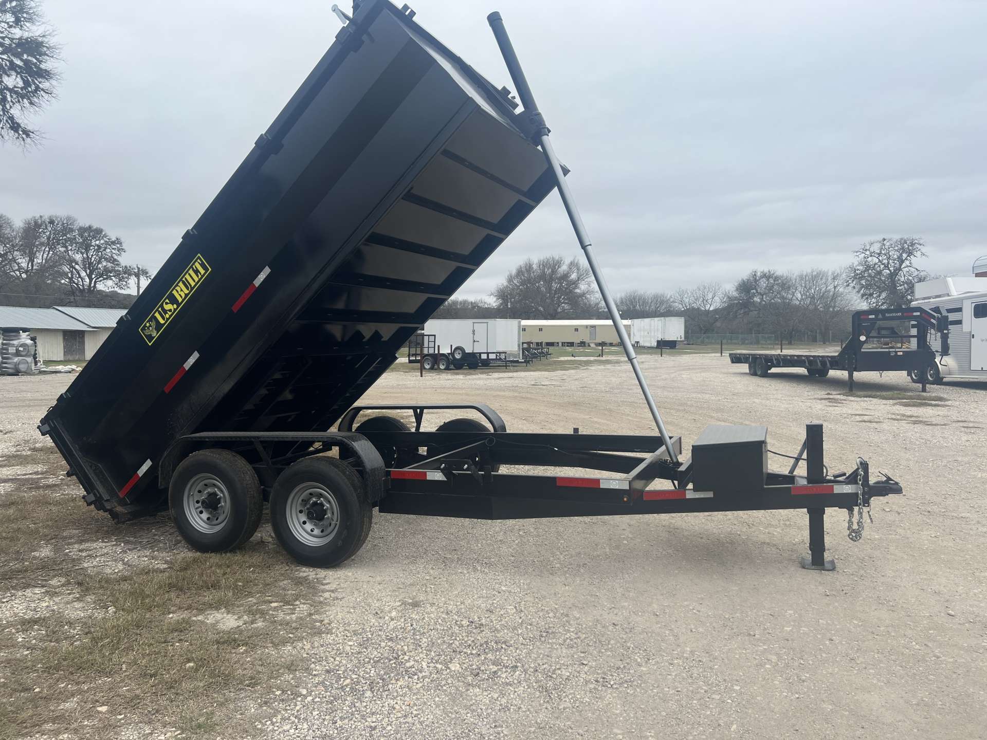 US Built 7x14x3 Dump Trailer Double L Trailers Trailer Sales, San