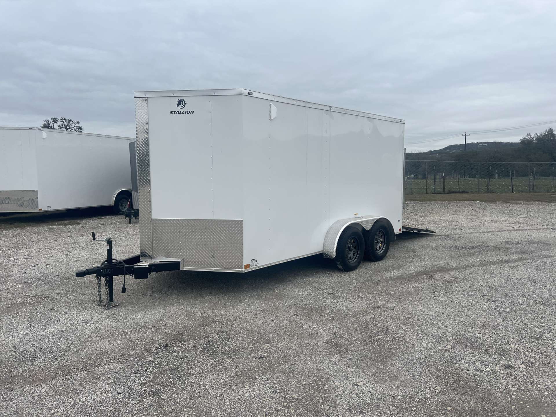 7×14′ Stallion Enclosed Trailer Double L Trailers Trailer Sales, San Marcos to San Antonio