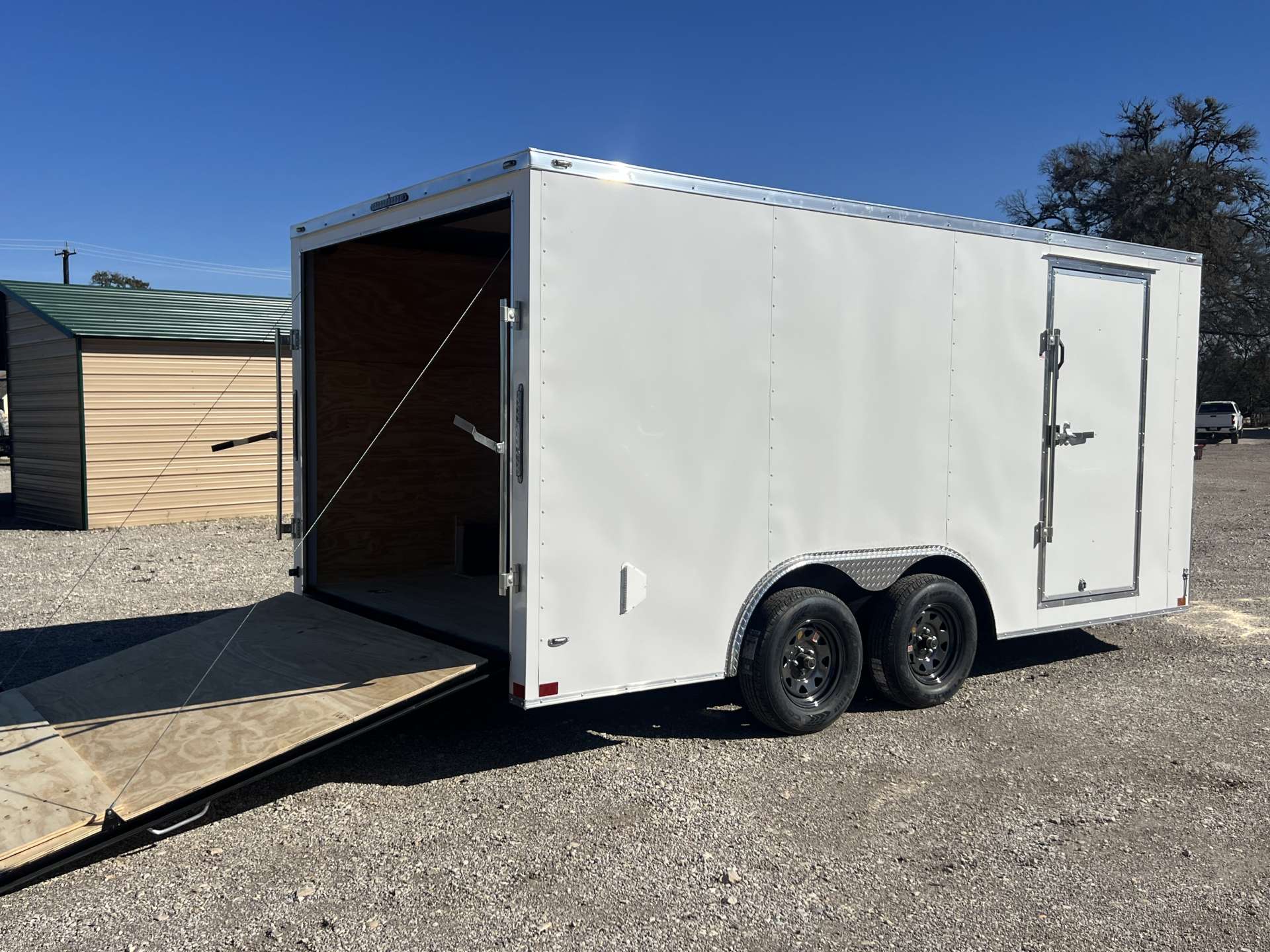 8.5×16′ Stallion Enclosed Double L Trailers Trailer Sales, San