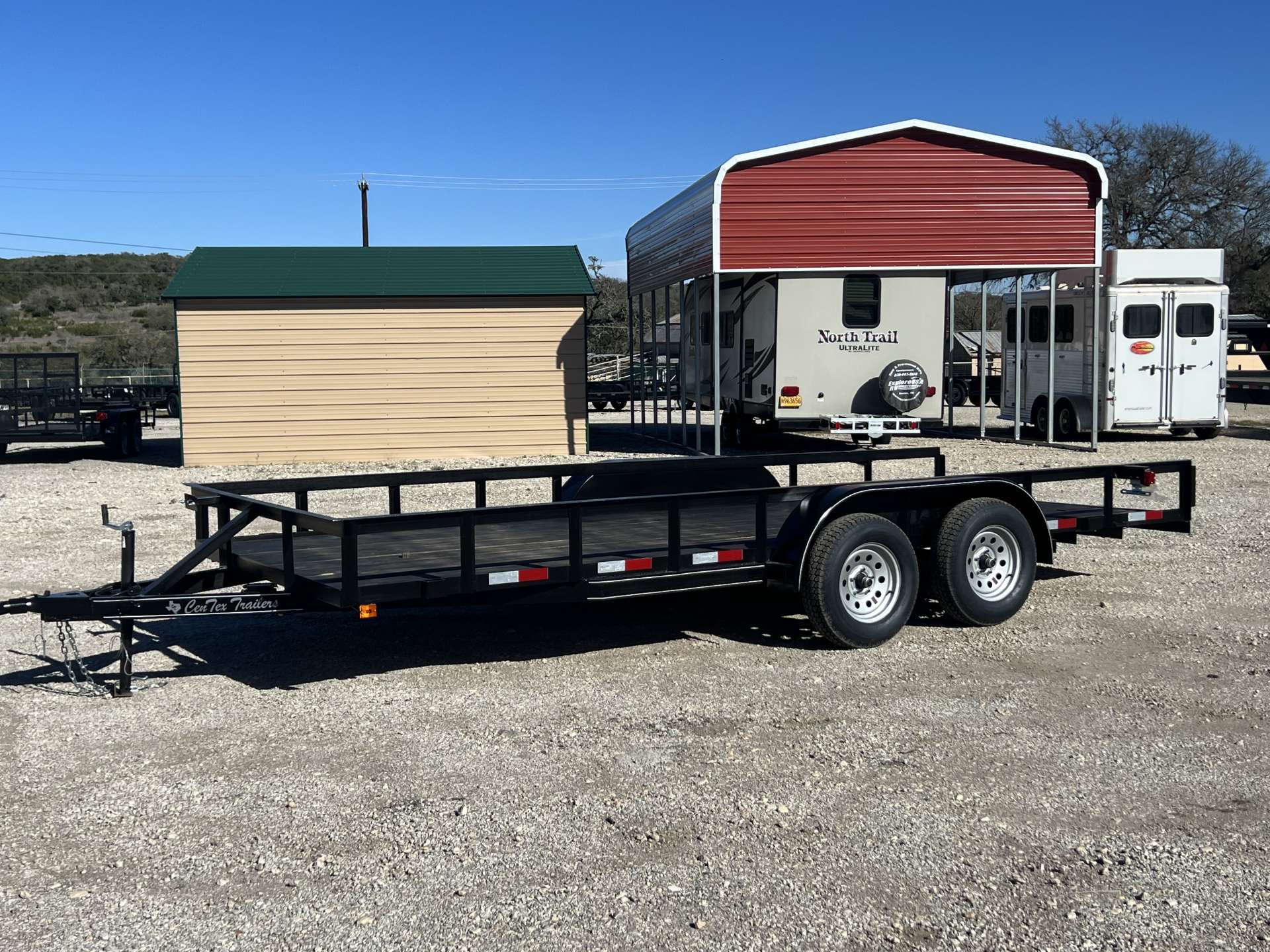 82″X18′ Centex Trailer Double L Trailers Trailer Sales, San Marcos