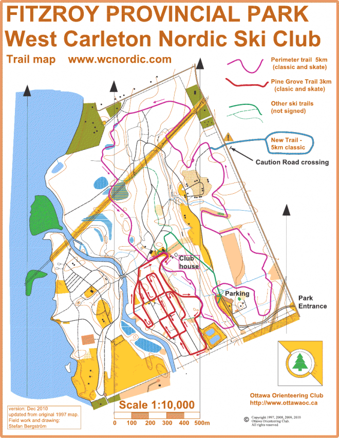 Trails Map West Carleton Nordic Ski Club