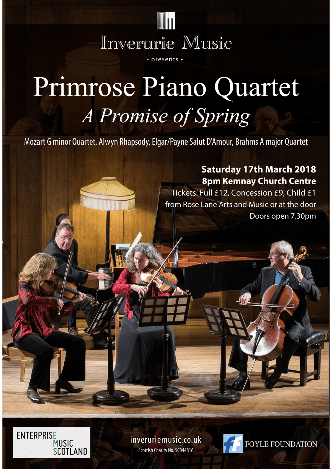 Review Primrose Piano Quartet Inverurie Music