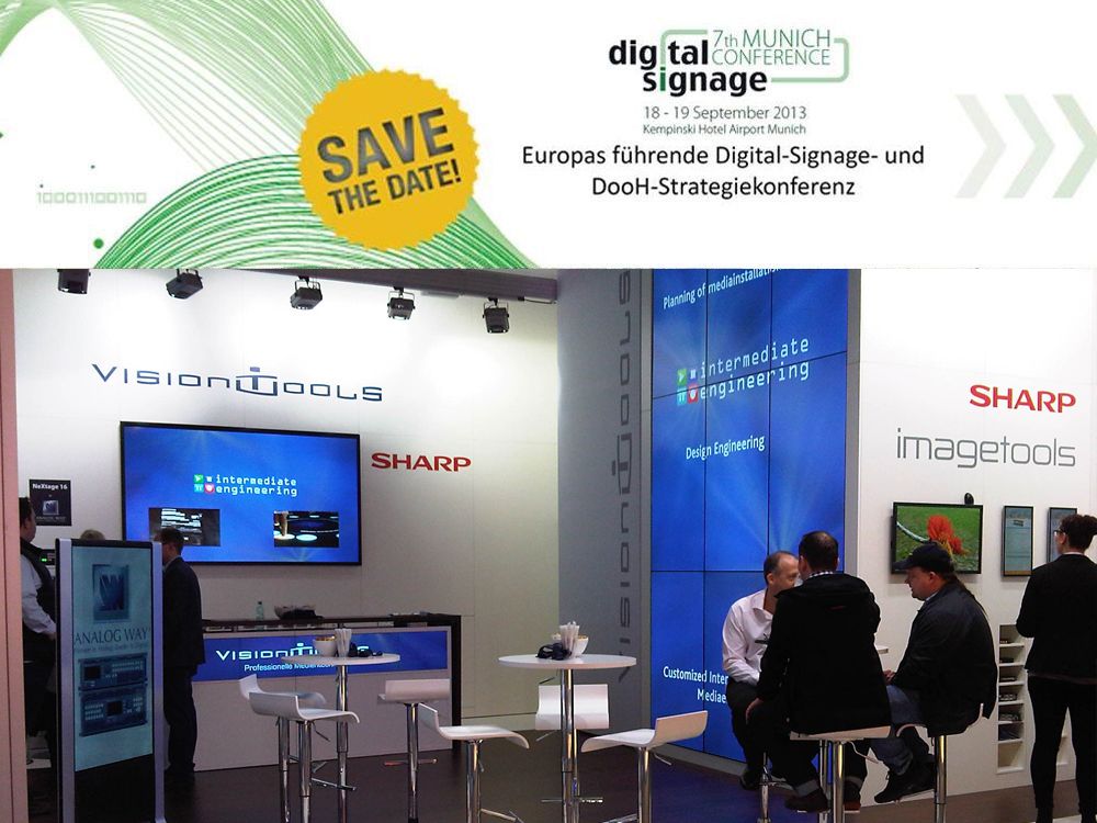 OVAB Digital Signage Conference Munich Sharp stellt erstmals auf der