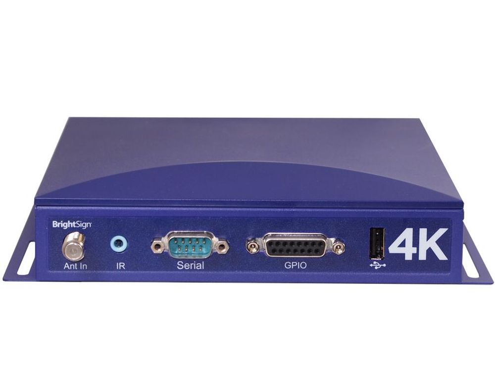 Mediaplayer BrightSign zeigt 3 aktuelle 4KPlayer in Las Vegas invidis