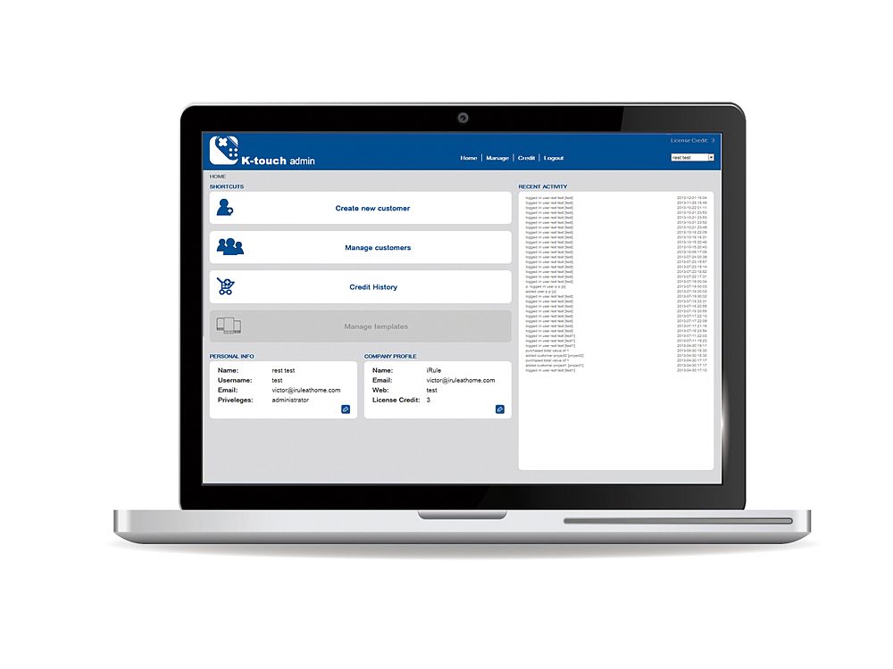 Raumsteuerung Kramer integriert Smartphones als TouchInterface invidis