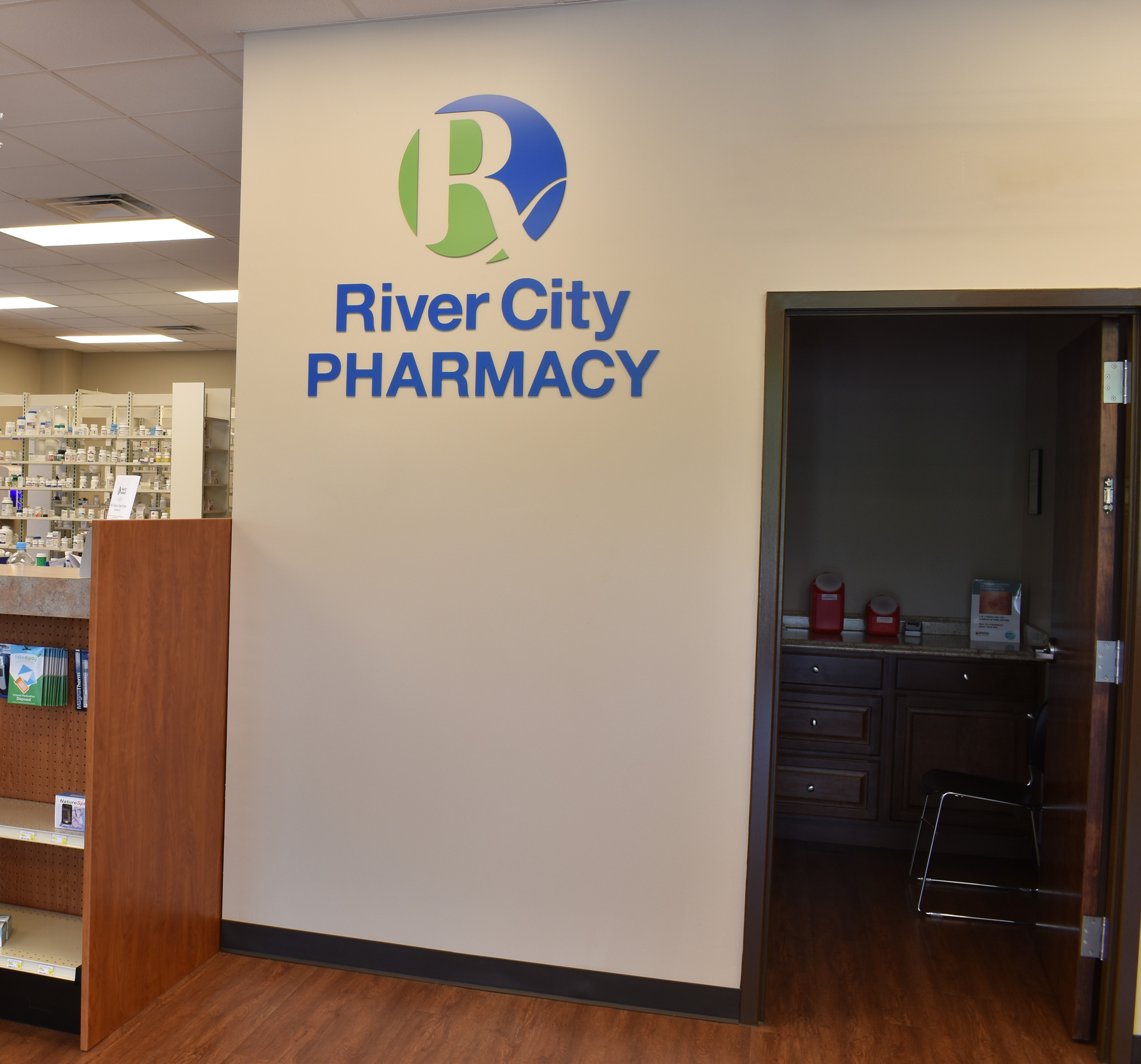 River City Pharmacy Signage