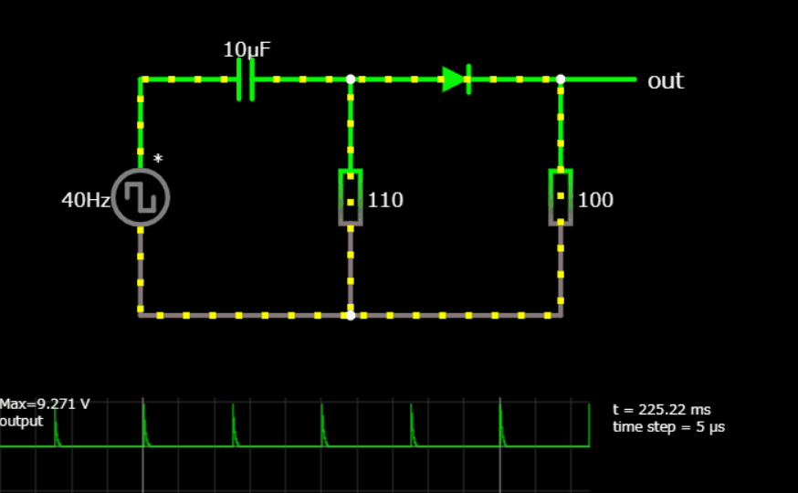 動画で見るサンプル回路(ダイオード)【シミュレーション】 おとといからきたいも