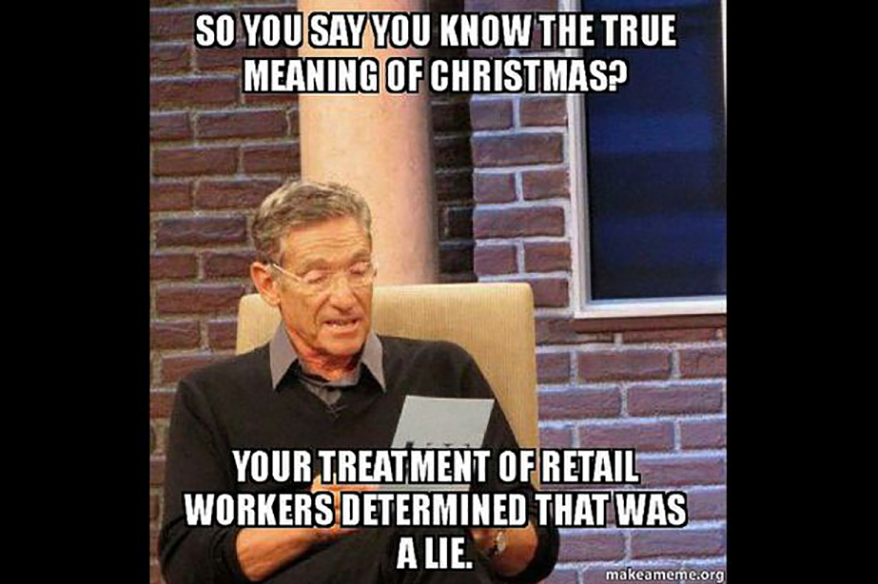 16 Relatable Memes About Working Holiday Retail