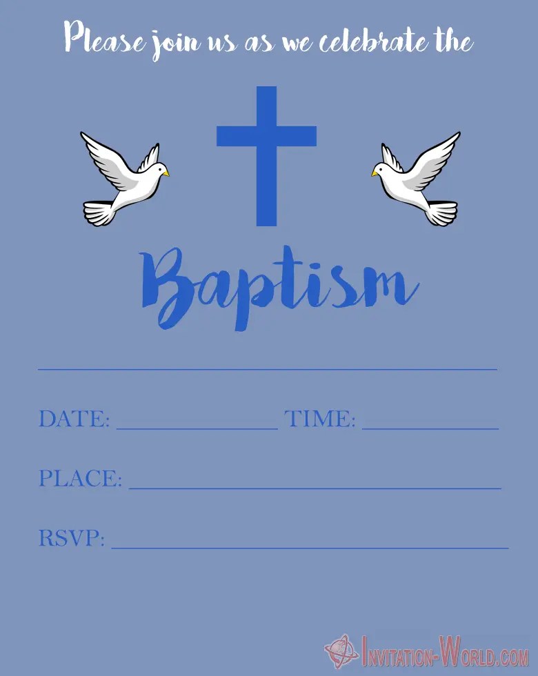 +9 Free Printable Baptism Invitation Card Invitation World