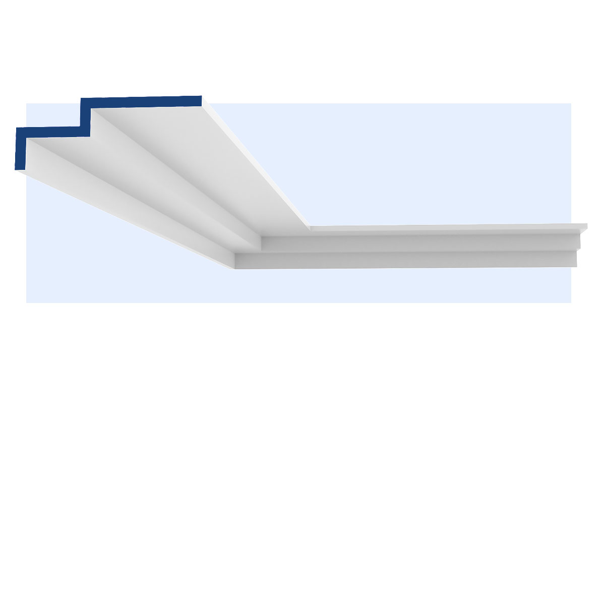 New York 2Step Crown Molding Art Deco Crown Molding