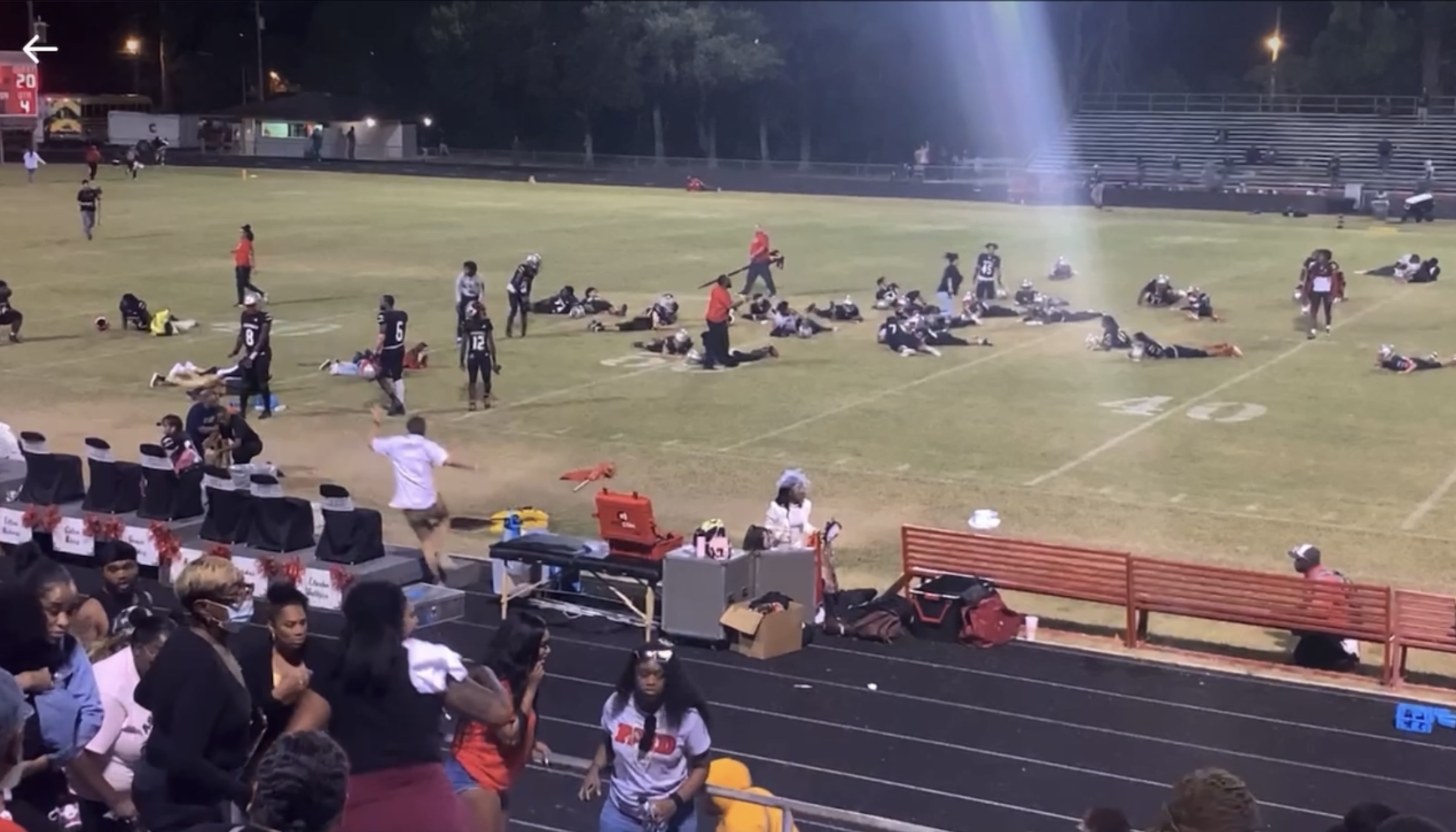 Shots were fired after the Abbeville High School game