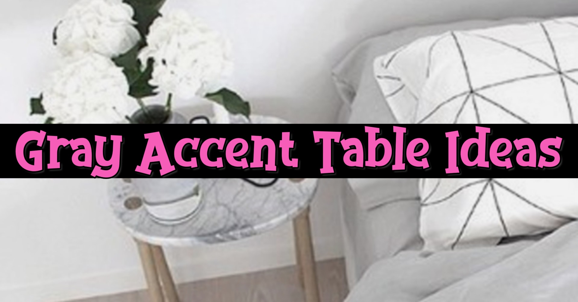 Gray Accent Tables and Gray End Tables We Love Clever DIY Ideas