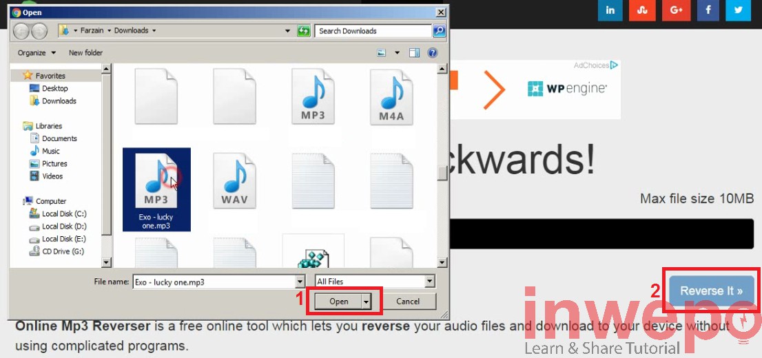 Cara Reverse Audio Secara Online