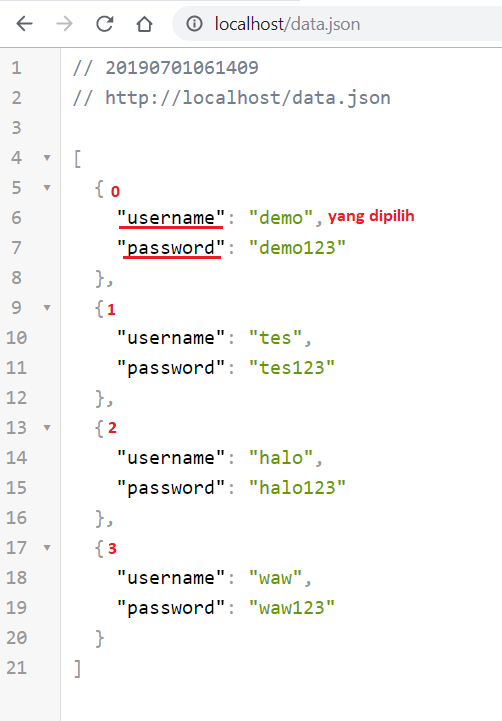 Cara Mengambil Data JSON Dengan PHP