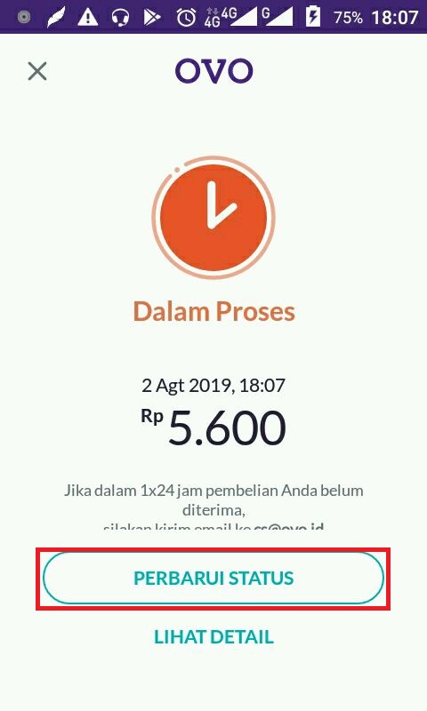 Cara Mengisi Pulsa dengan OVO di Android • Inwepo