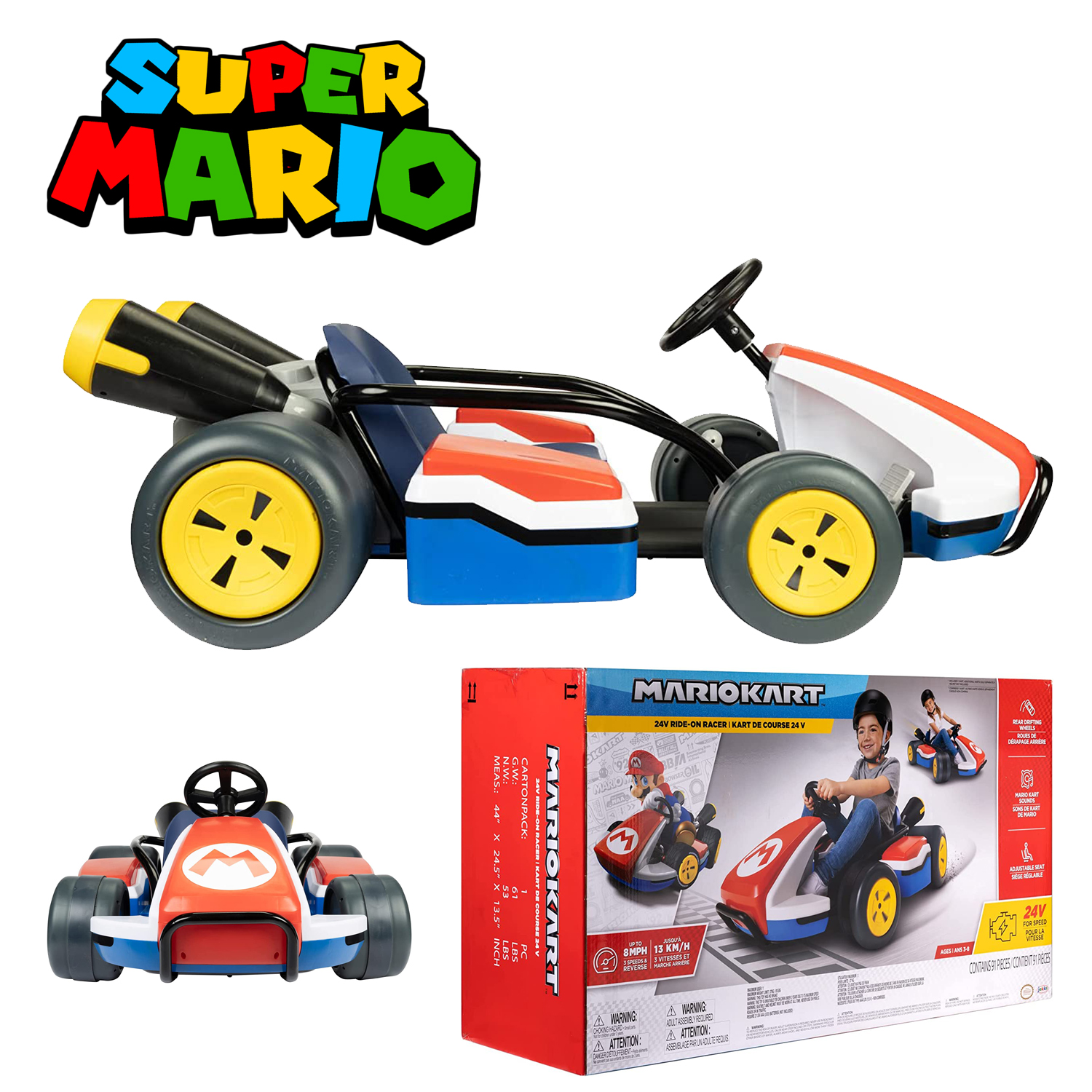 Wario64 On X: Mario Kart 24V Battery Powered Ride-On Is At, 58% OFF