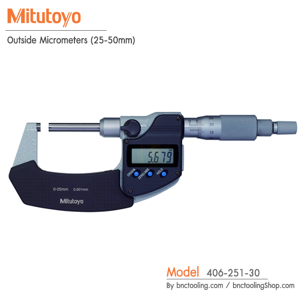 Mitutoyo,Outside Micrometers (25 50mm),40625130