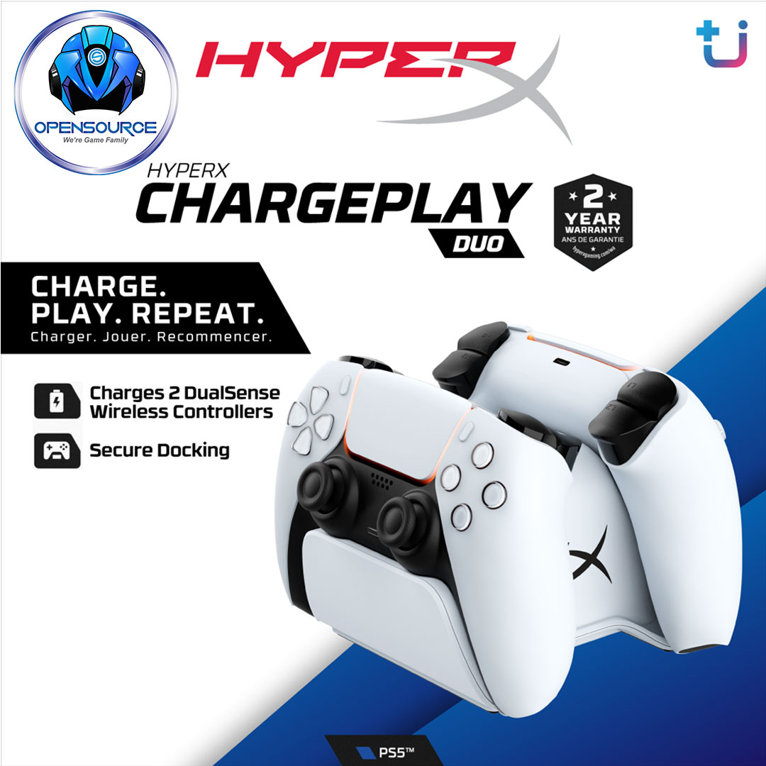 Charge Play Duo HyperX for Dualsense PS5 (2Y Warranty by Ascenti