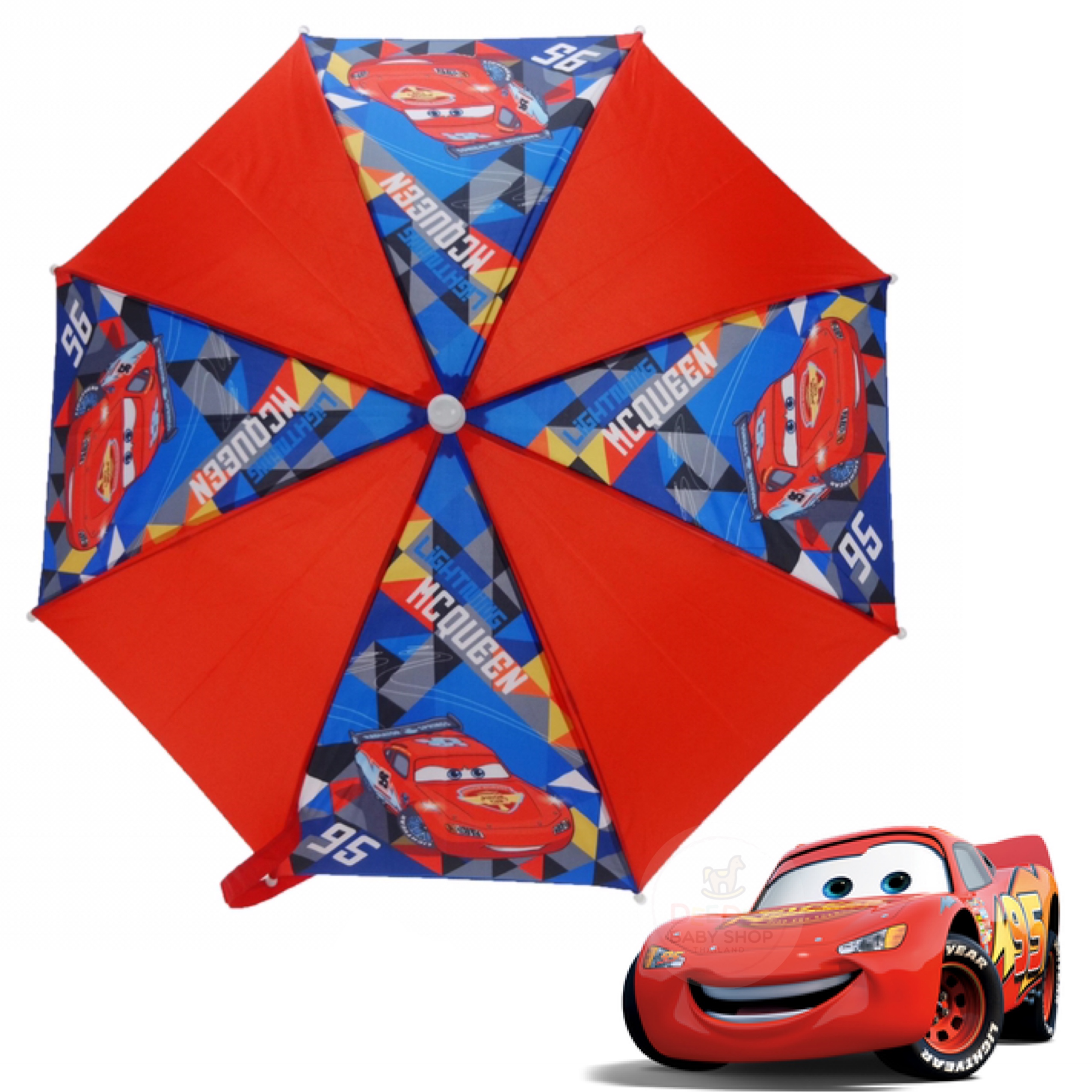 ร่มสำหรับเด็ก Disney Cars Lightning McQueen Umbrella for Kids DeeDee
